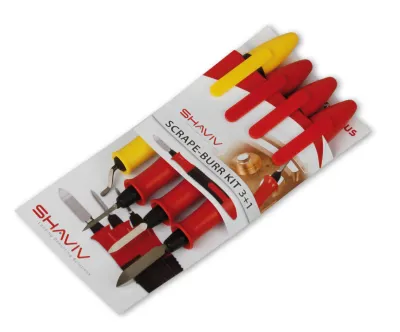 Vargus Shaviv Scrape-Burr (3+1) Deburring Set