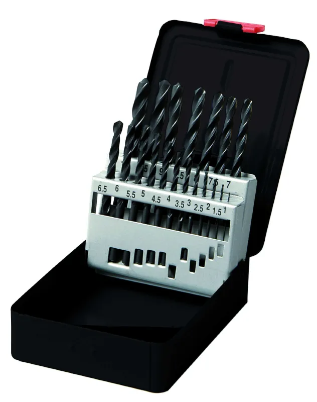 DRILLS 1-10 x .5mm HSS Rolled Jobber Drill 19pcs Set