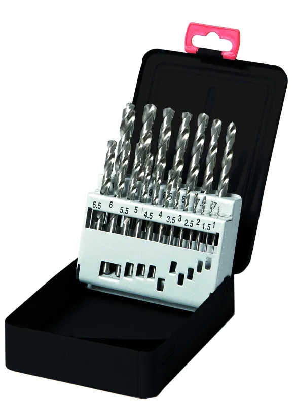 DRILLS 1-10mm HSS Ground Jobber Drill 19pcs Set
