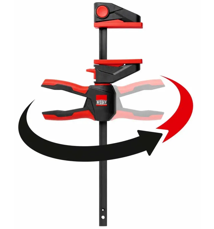 BESSEY One-Handed Clamp with Rotating Handle Grip - 150mm - EZ360-15