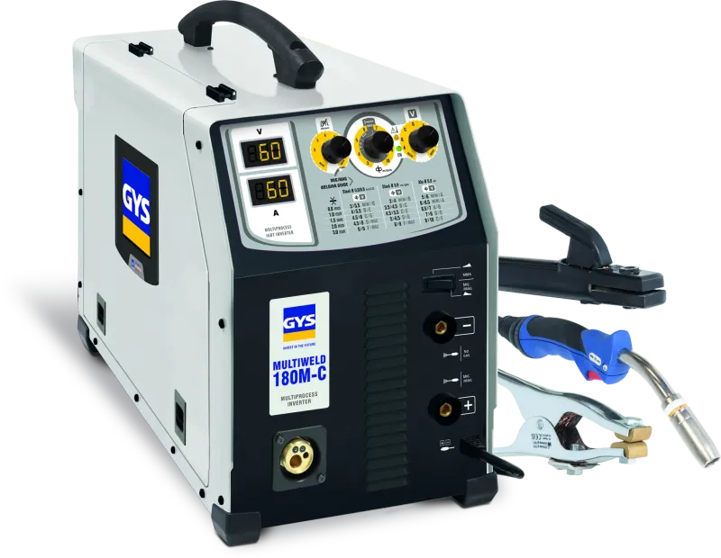 GYS Mig180 Amp Portable Inverter MIG Welder (240v) MULTIWELD 180M-C GYS Mig180 Amp Portable Inverter MIG Welder (240v) MULTIWELD 180M-C