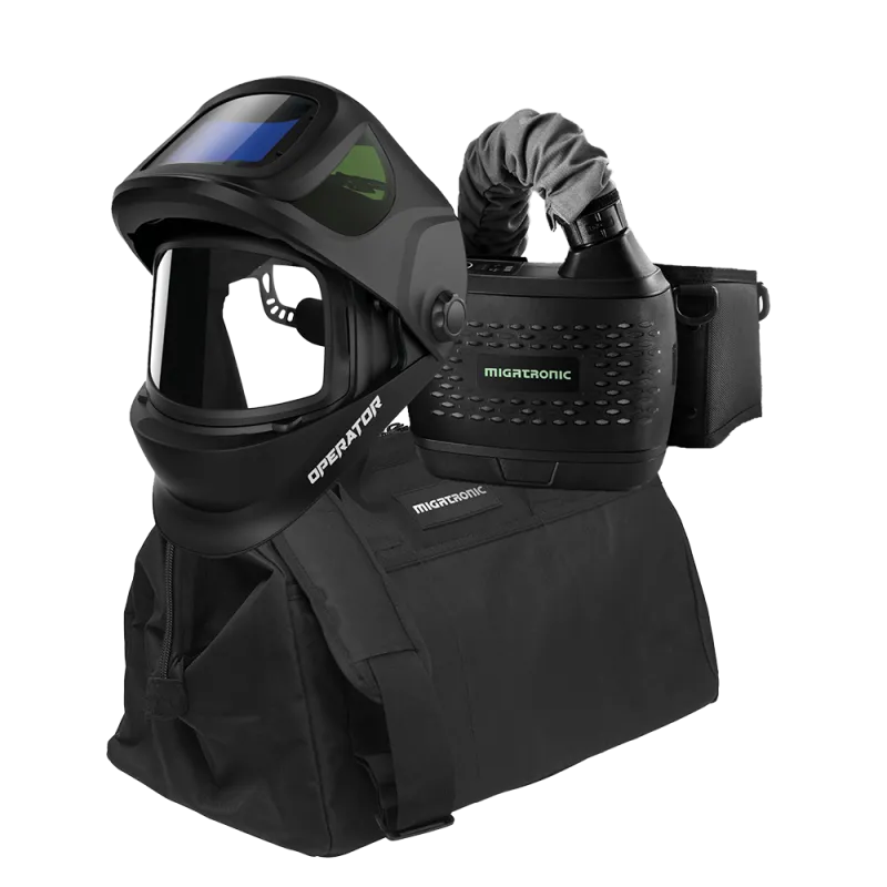 Migatronic Operator Flip-up with PAPR kit (Midnight Black)