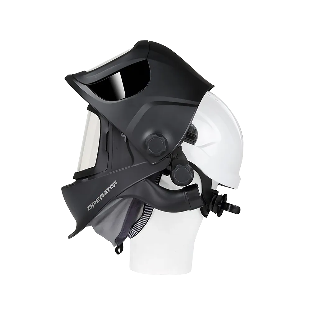 Migatronic Flip-up hard hat white (air-fed) (Nordic Pine)