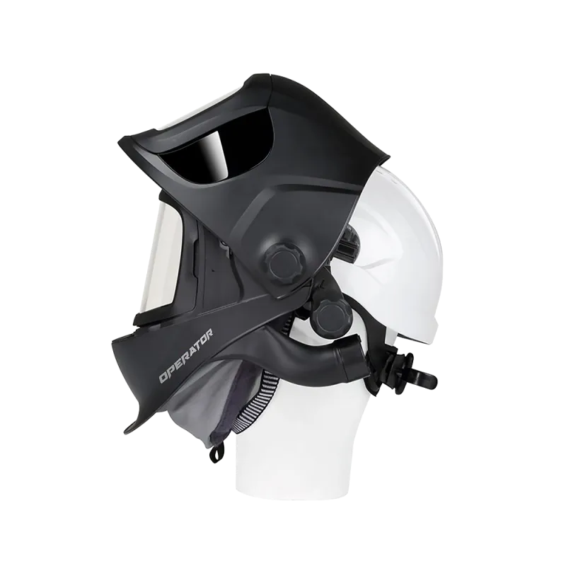 Migatronic Flip-up hard hat white (air-fed) (Nordic Pine)