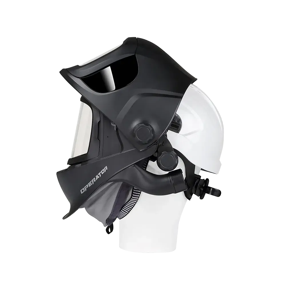 Migatronic Flip-up hard hat white (air-fed) (Nordic Pine)