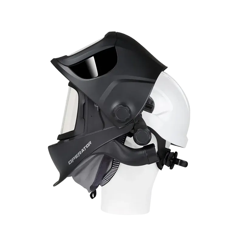 Migatronic Flip-up hard hat white (air-fed) (Nordic Pine)