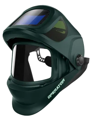Migatronic Operator Flip-up helmet – Air fed Ready (Nordic Pine)