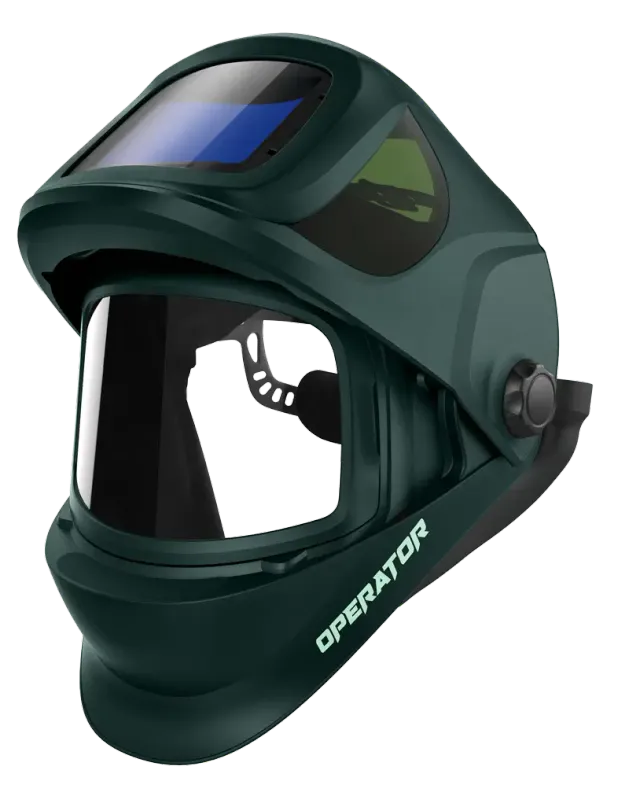 Migatronic Operator Flip-up helmet – Air fed Ready (Nordic Pine)