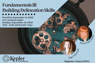 [Course][Core] W103 Fundamentals III: Building Delineation Skills W103-22-23-1