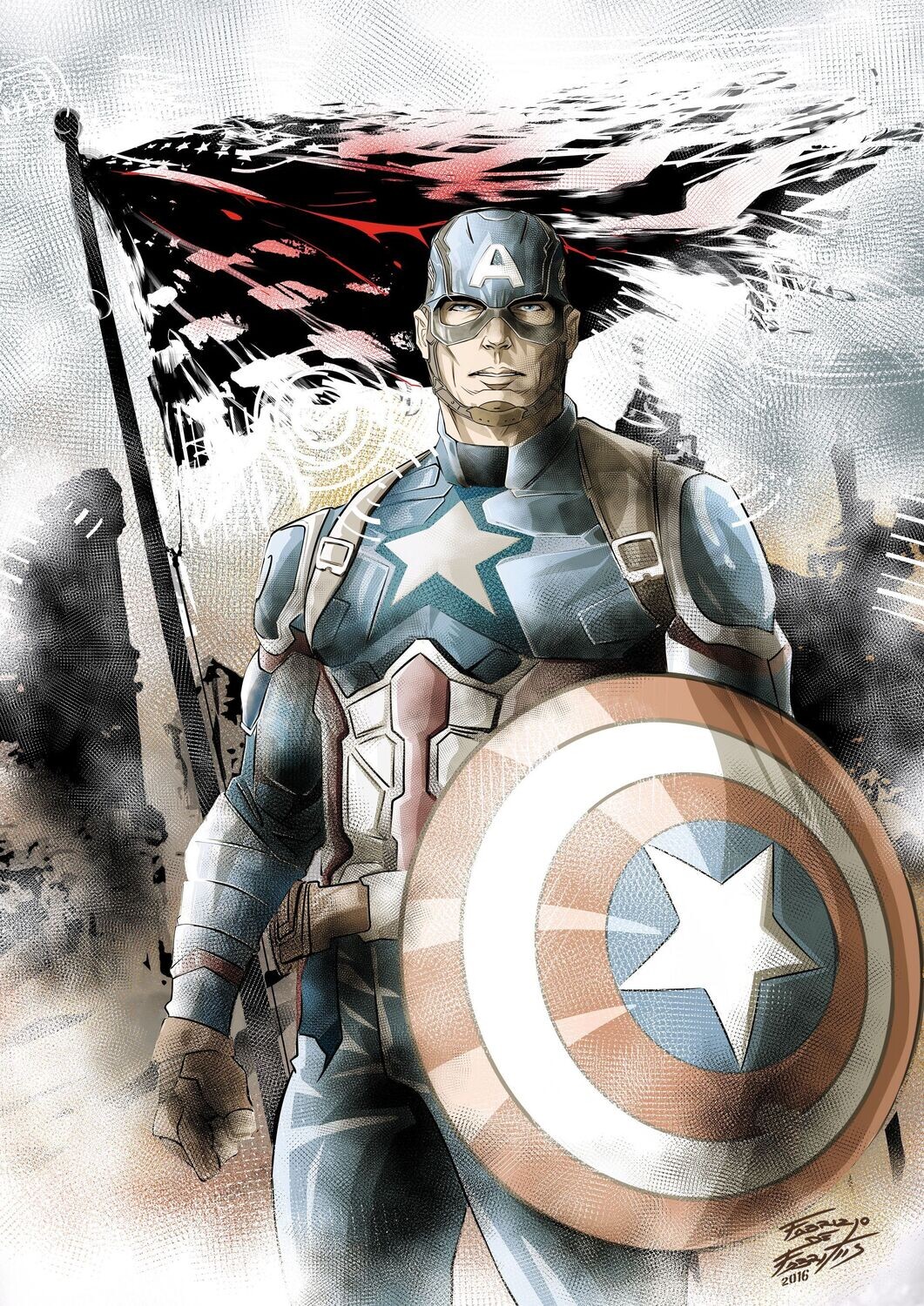 CAPITAN AMERICA - Stampa A3