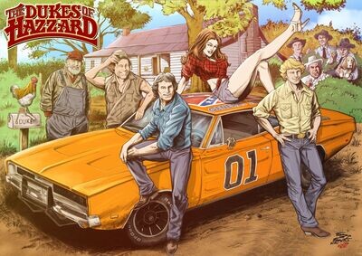 HAZZARD - Stampa A3 HAZZARD - Stampa A3