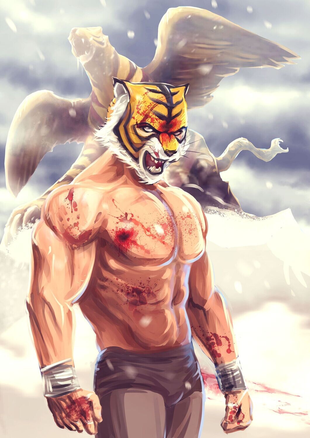 TIGER MASK - Stampa A3