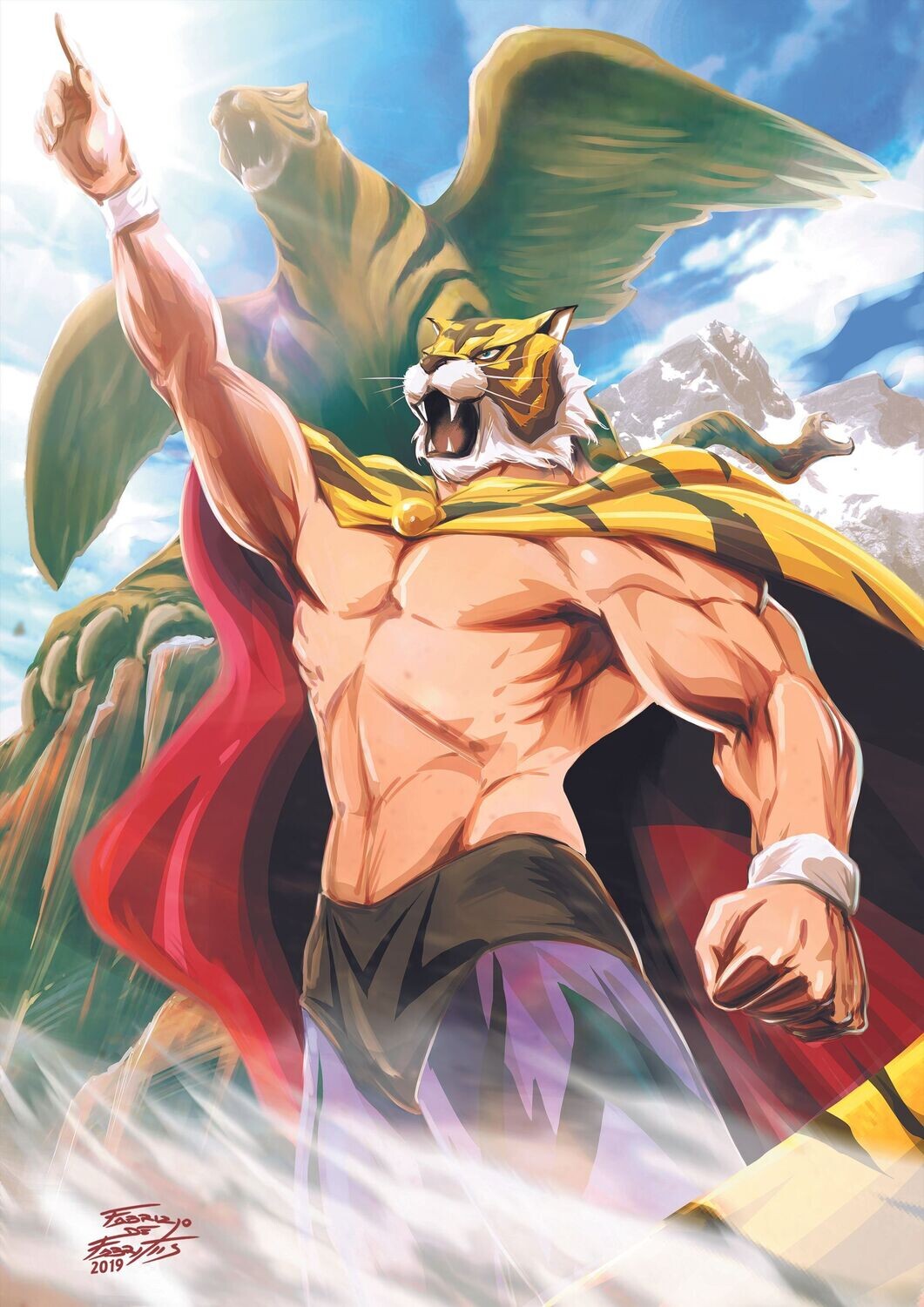 TIGER MASK 2- Stampa A3