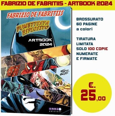 FABRIZIO DE FABRITIIS - ARTBOOK 2024