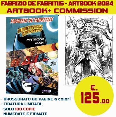 FABRIZIO DE FABRITIIS - ARTBOOK 2024 + COMMISSION