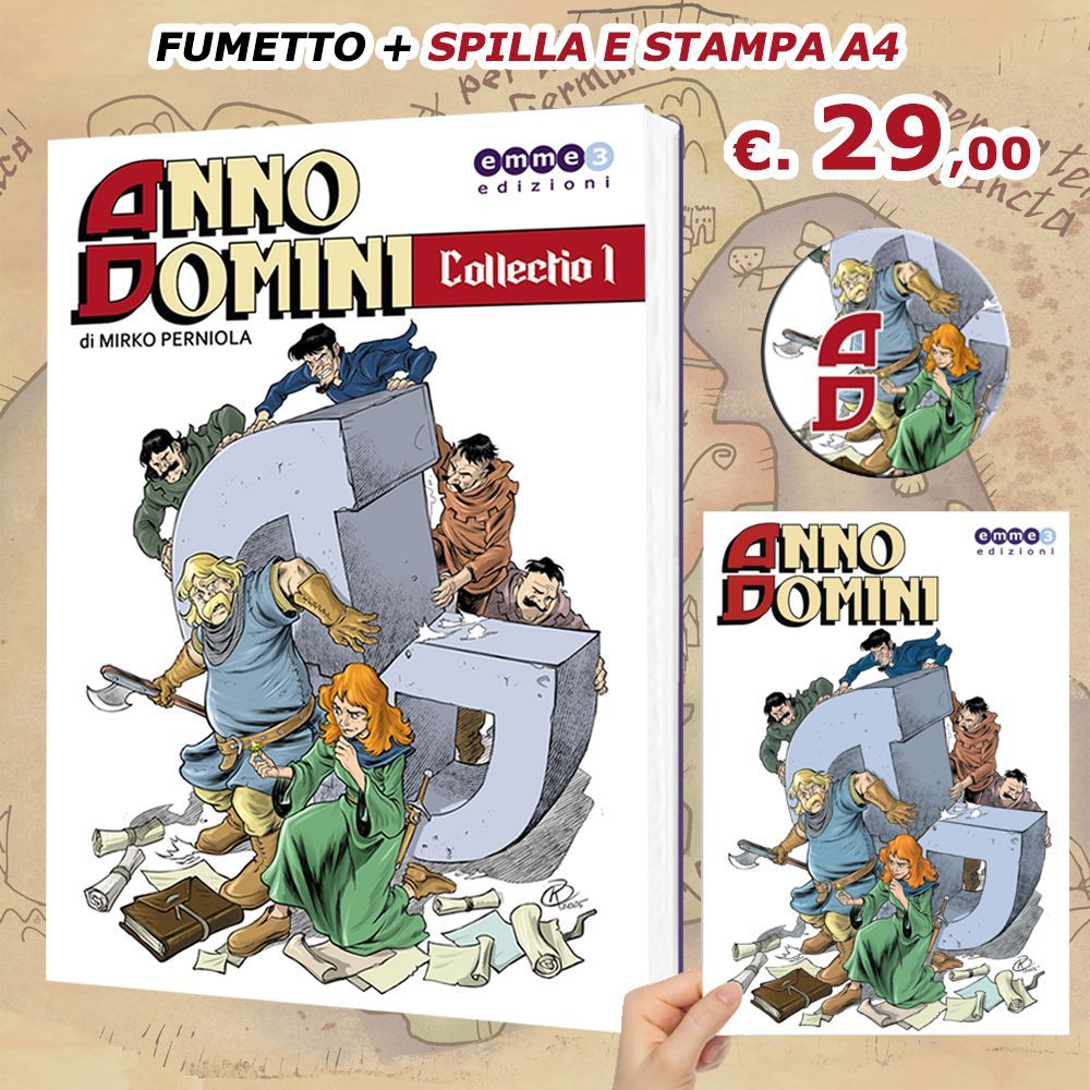 ANNO DOMINI - COLLECTIO 1 + SPILLA E STAMPA
