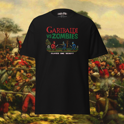 T-SHIRT  - GARIBALDI VS ZOMBIES  PIXEL (PREORDINE)