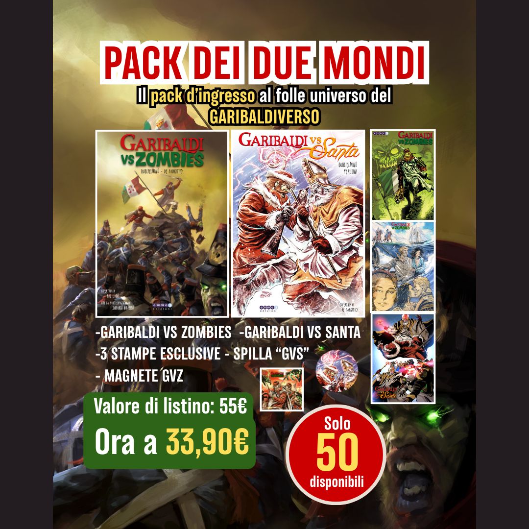 PACK DEI DUE MONDI - Il pack per entrare nell'universo di GARIBALDI