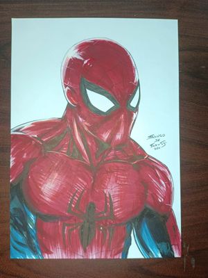 SPIDER MAN - RED BETWEEN THE LINES SPIDER MAN - RED BETWEEN THE LINES