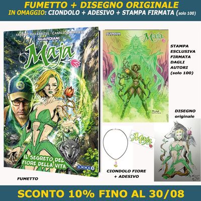 MAJA - IL SEGRETO DEL FIORE DELLA VITA + DISEGNO ORIGINALE (PREORDINE) MAJA - IL SEGRETO DEL FIORE DELLA VITA + DISEGNO ORIGINALE (PREORDINE)