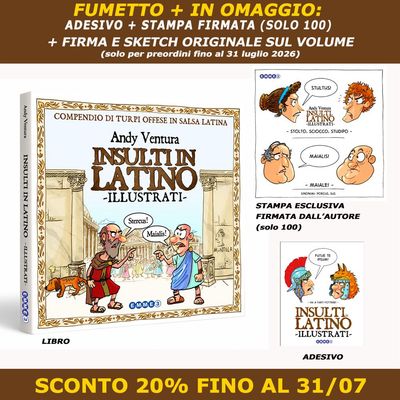 INSULTI IN LATINO ILLUSTRATI (PREORDINE) INSULTI IN LATINO ILLUSTRATI (PREORDINE)
