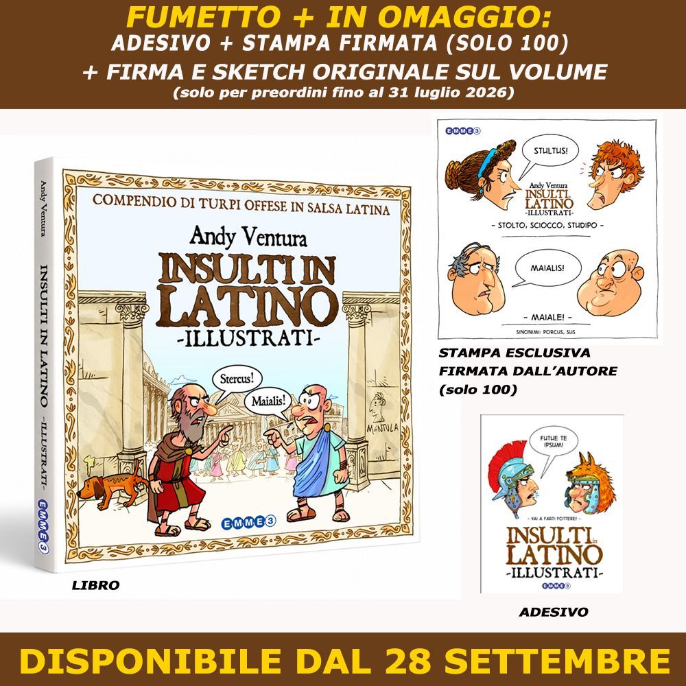 INSULTI IN LATINO ILLUSTRATI (PREORDINE) INSULTI IN LATINO ILLUSTRATI (PREORDINE)