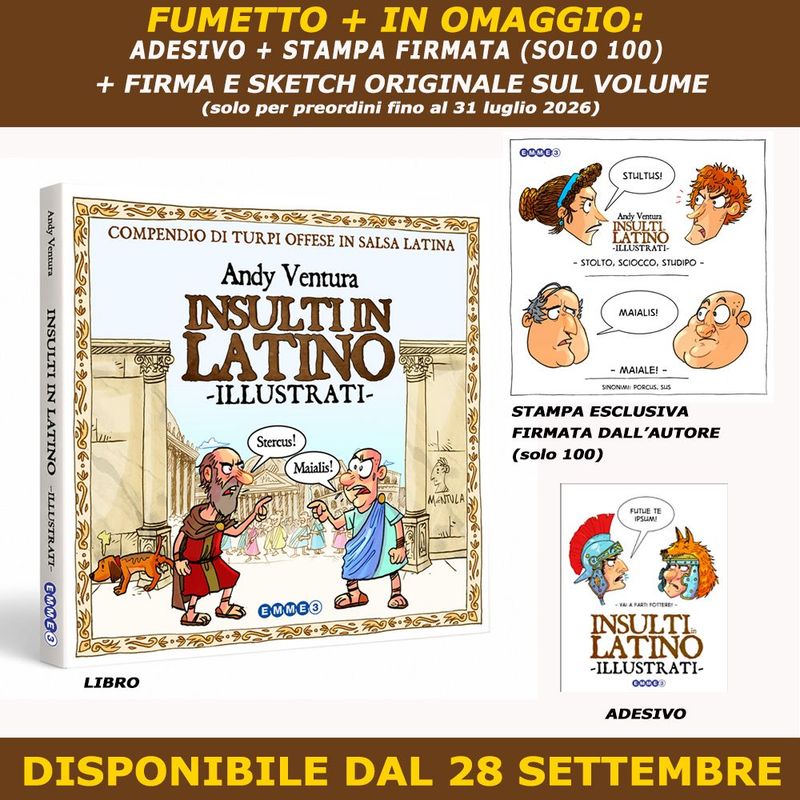 INSULTI IN LATINO ILLUSTRATI (PREORDINE) INSULTI IN LATINO ILLUSTRATI (PREORDINE)