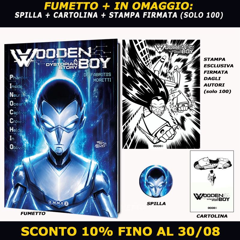 WOODEN BOY - A DYSTOPIAN STORY (PREORDINE) WOODEN BOY - A DYSTOPIAN STORY (PREORDINE)