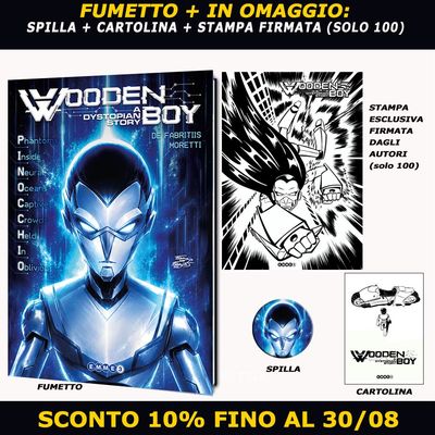 WOODEN BOY - A DYSTOPIAN STORY (PREORDINE) WOODEN BOY - A DYSTOPIAN STORY (PREORDINE)