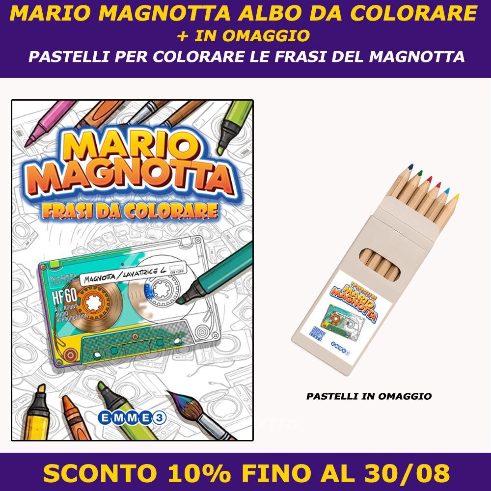 MARIO MAGNOTTA FRASI DA COLORARE (PREORDINE)