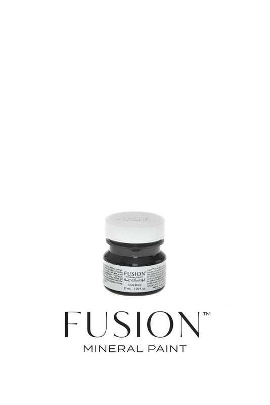 Coal Black Fusion Mineral Paint Tester