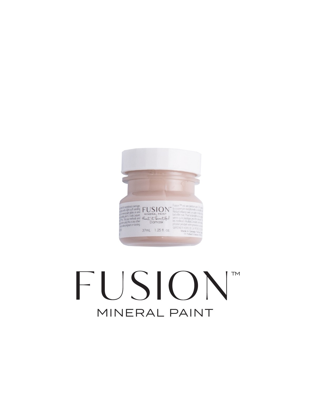 Damask Fusion Mineral Paint Tester