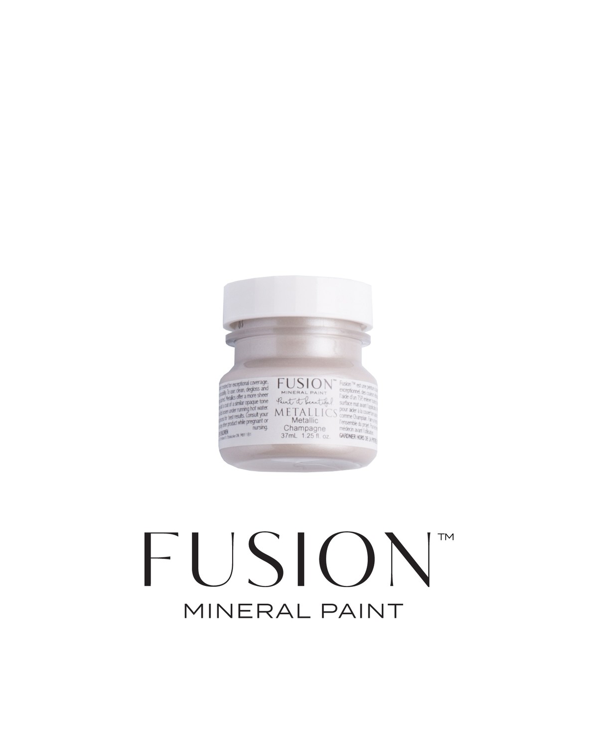 Metallics - Champagne Fusion Mineral Paint 37 mL