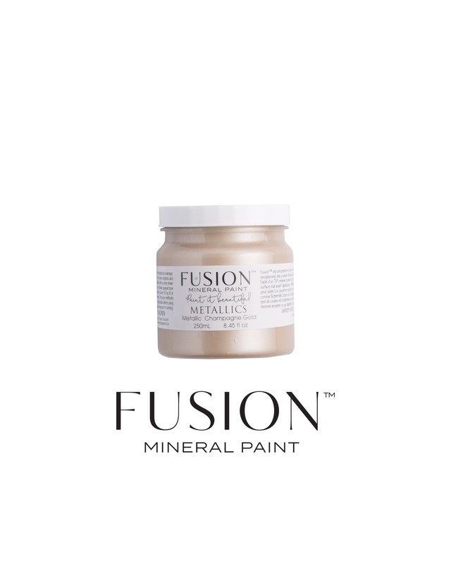 Metallics - Champagne Gold Fusion Mineral Paint 250 mL