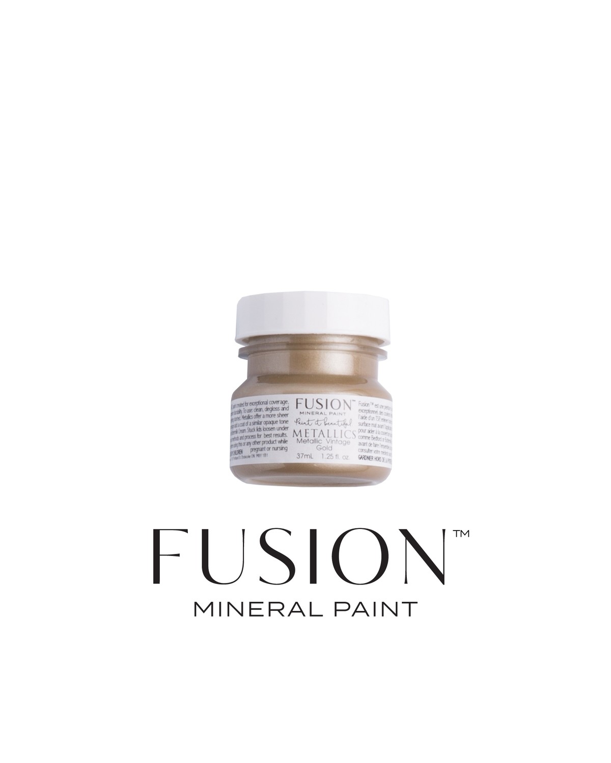 Metallics - Vintage Gold Fusion Mineral Paint 37 mL