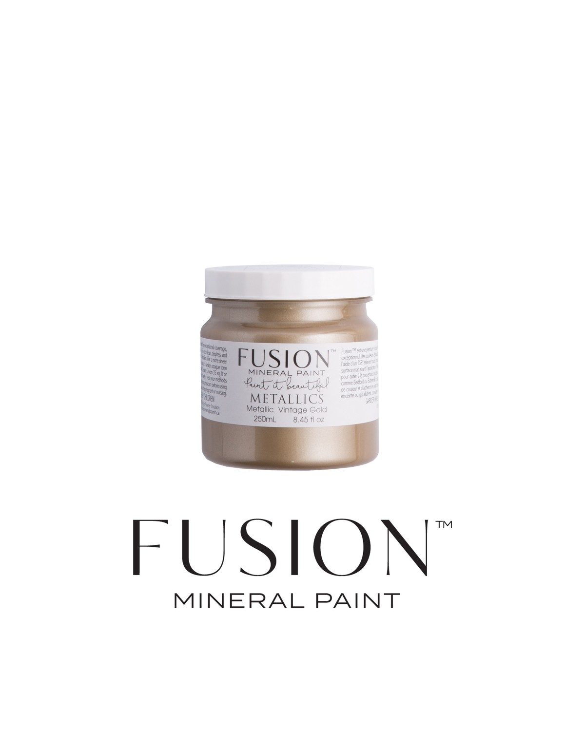 Metallics - Rose Gold Fusion Mineral Paint 250 mL