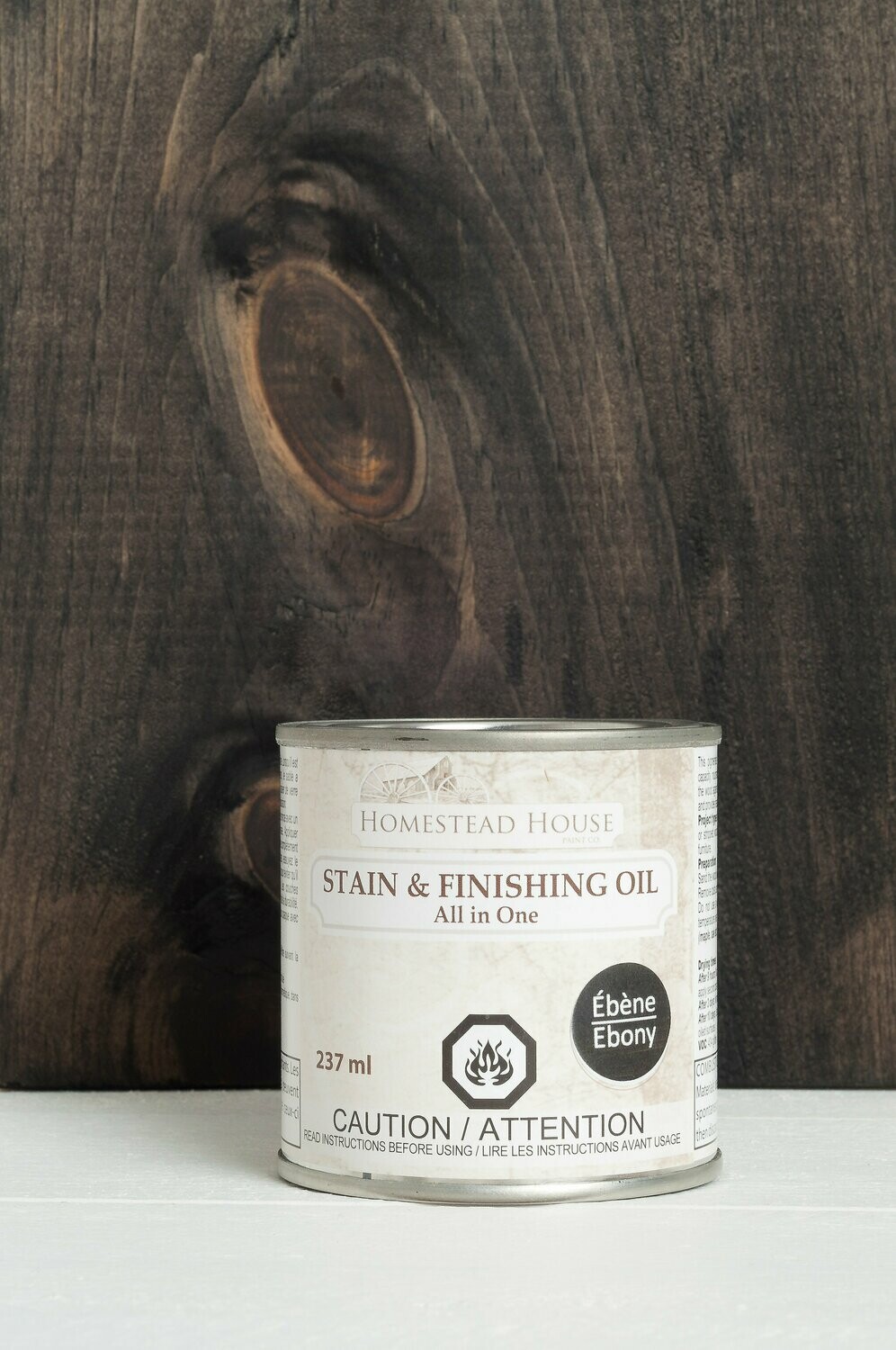 Stain &amp; Finishing Oil All in One Ebony