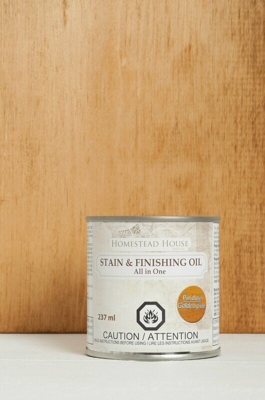 Stain &amp; Finishing Oil All in One Golden Pine