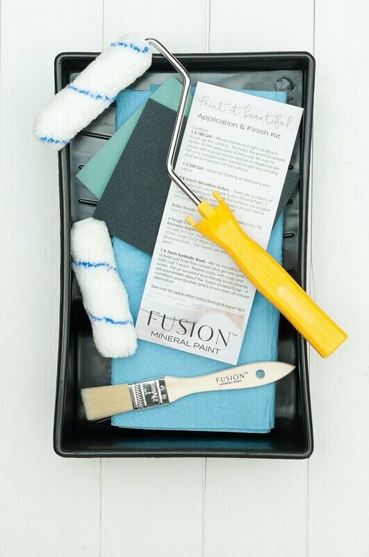 Paint Kit (Brush, Rollers, Sanding Pads, Application Towels)