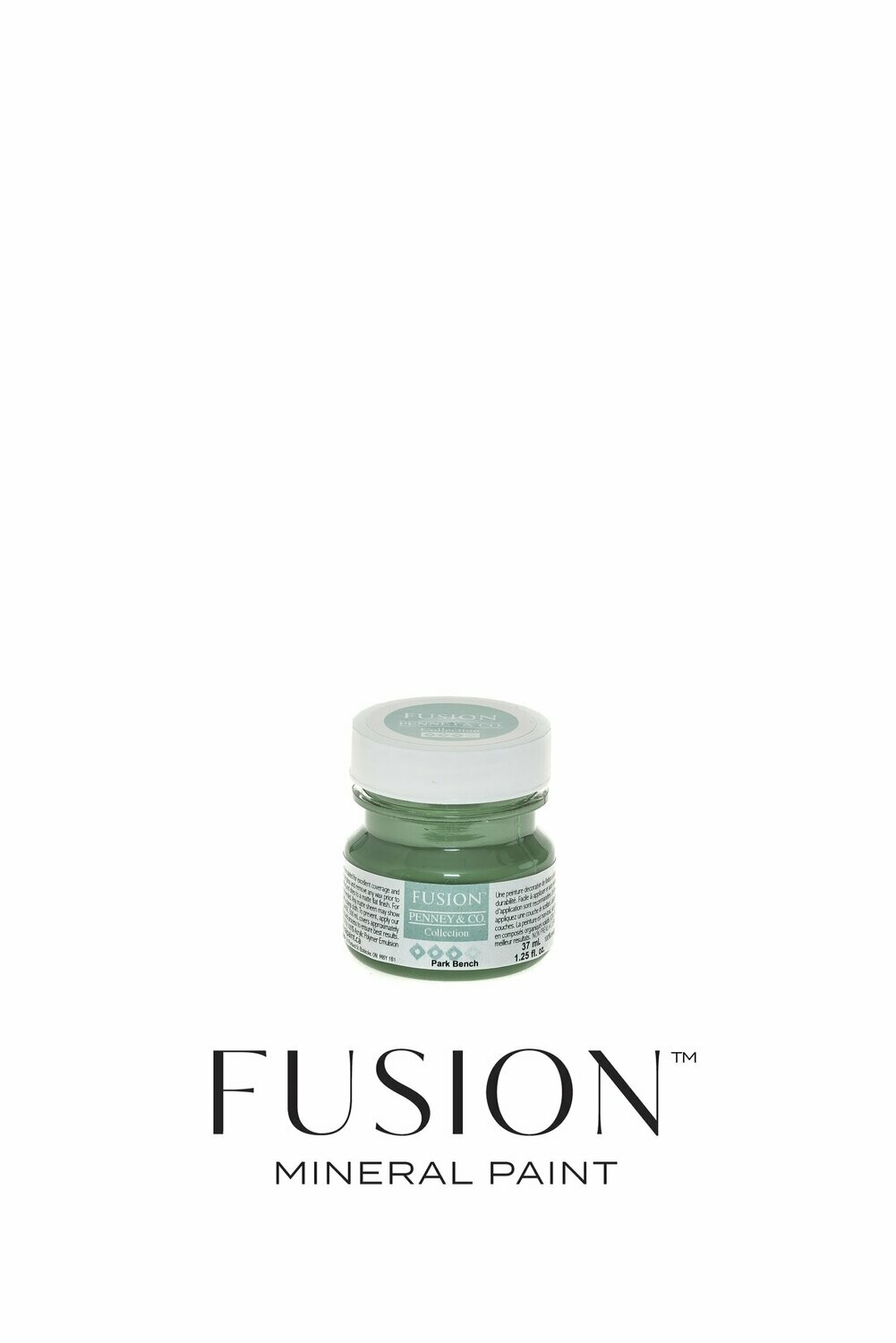 Park Bench Fusion Mineral Paint Tester