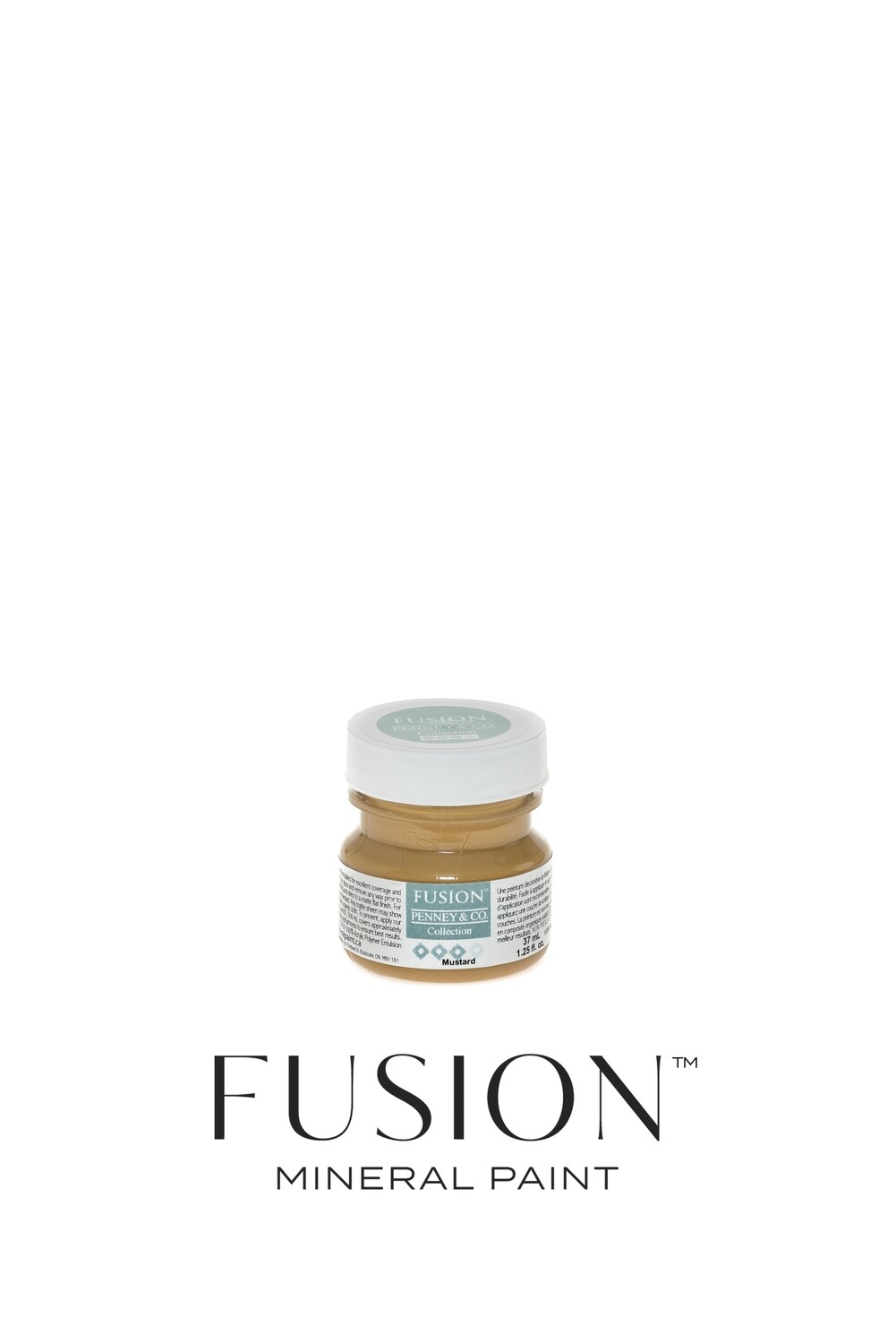 Mustard Fusion Mineral Paint Tester