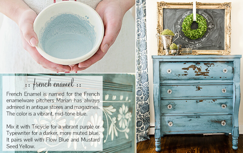 French Enamel Quart