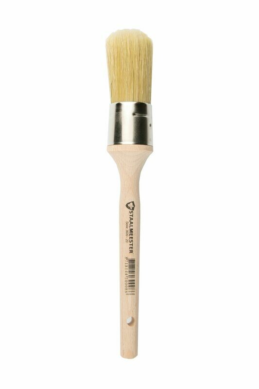 Staalmeester Brush: Round #20 Nat. Bristle