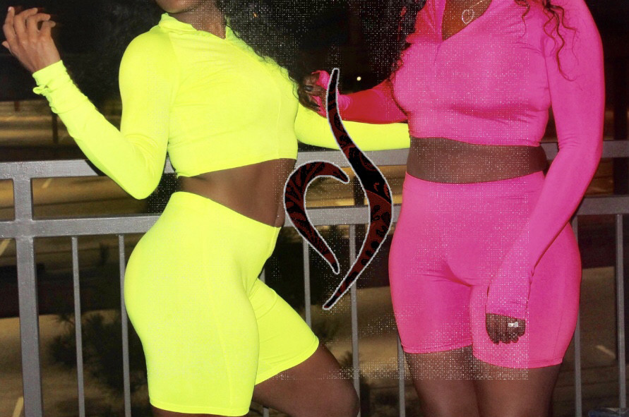 Neon 2 piece Vanity Set
