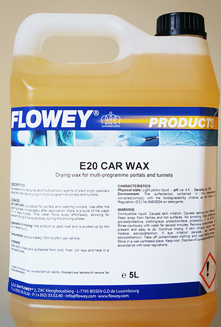 FLOWEY E20 Car Wax 5L