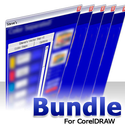 SALE! - CorelDRAW x3, x4, x5 &amp; x6 Deluxe Vector Sep Bundle