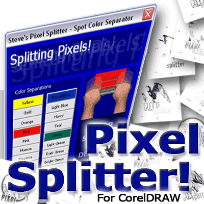 Pixel Splitter for CorelDRAW X3, X4, X5 &amp; X6 Full Version!*