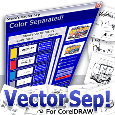 Vector Sep for CorelDRAW X3, X4, X5 &amp; X6 Full Version!*