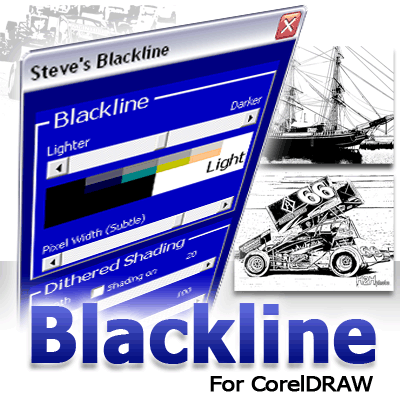 Blackline for CorelDRAW X3, X4, X5 &amp; X6 Full Version!*