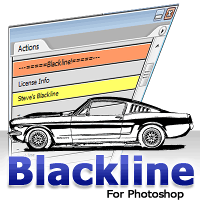 Blackline for Photoshop 7.0 and up